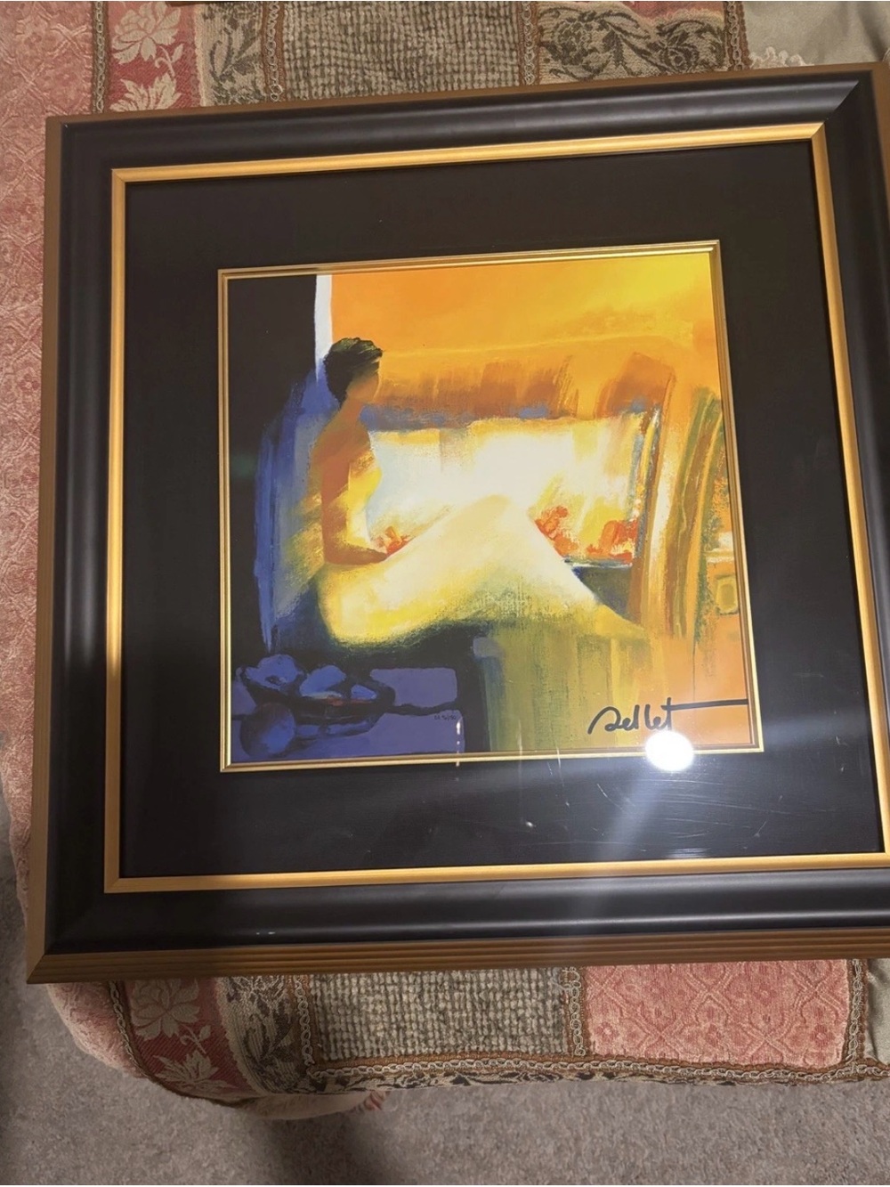 Emile Ballet signed Lithograph